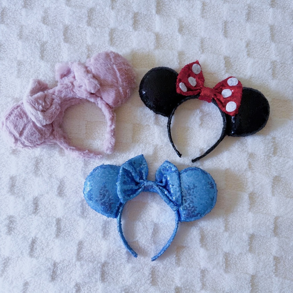 Bundle of 3 Mickey Ear Headbands